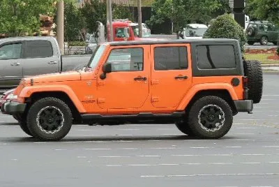 Orange Jeep