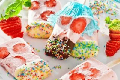 Strawberry icecream