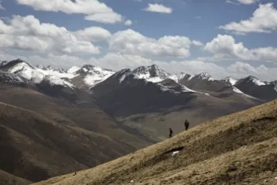 Tibetan cordycep harvesters