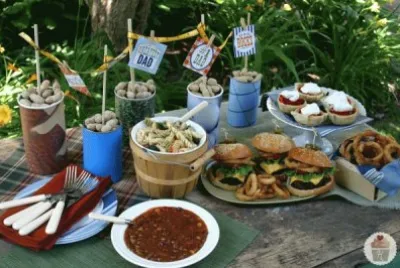 Father 's Day Food Table