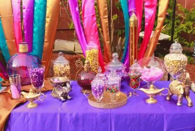 Aladdin Theme Party Table