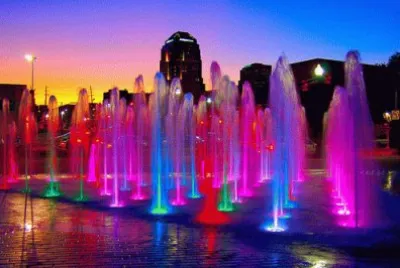 Colorful Sprouting Fountains