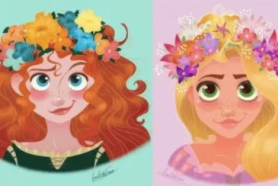 Merida Rapunzel