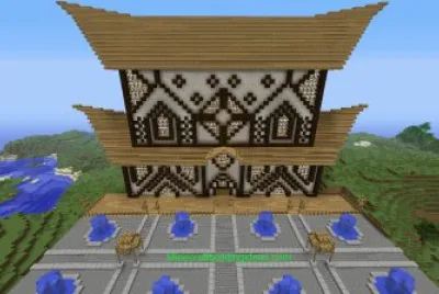 Minecraft Japanse temple