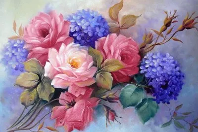Colored Flowers