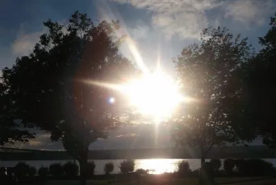 Sunset at Station wharf in Chatham-Miramichi  LJ