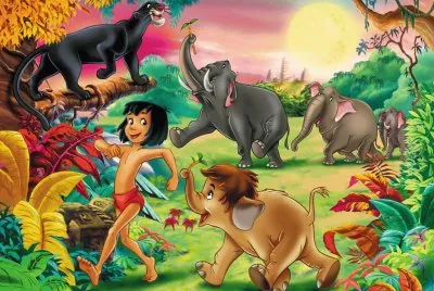 rey de la selva jigsaw puzzle