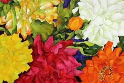 Colored Flowers