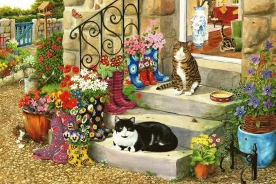 gatos jigsaw puzzle