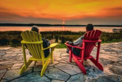Watching the Sun Set-Colpoys Bay, Ontario