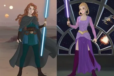 StarWars Merida Rapunzel