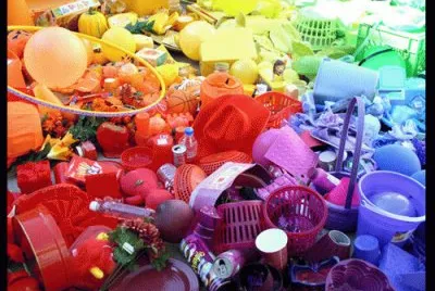 Display of Colorful Plastic Items-Pop Art