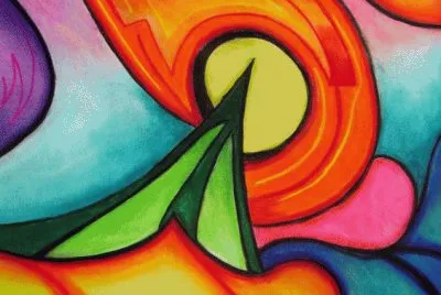 Abstract Pastel
