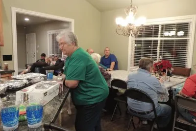 claudia with family in background