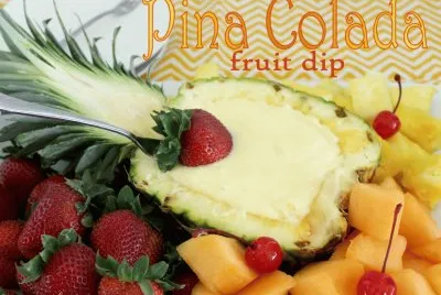 Pina Colada Yogurt Fruit Dip