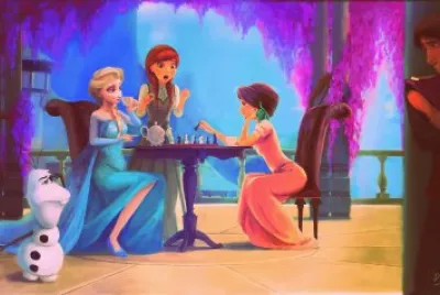 frozen y rapunzel