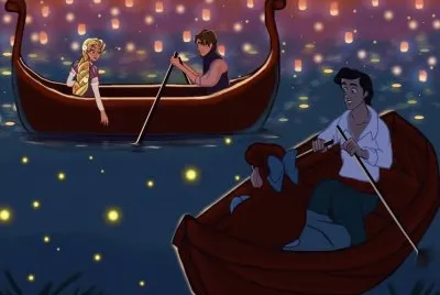 Rapunzel Flynn Ariel Eric