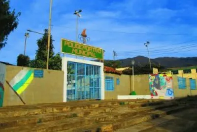 entrada al polideportivo