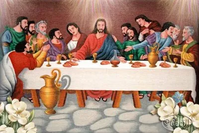 jesus en la ultima cena