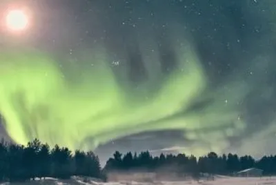 Aurora boreal en Finlandia