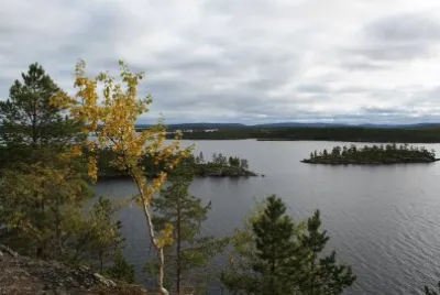 Lago Inari, Finlandia
