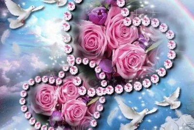 Blumenherzen
