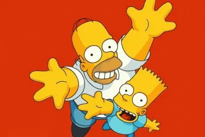 Homero   Bart jigsaw puzzle
