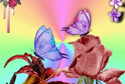 Blumen und Schmetterlinge jigsaw puzzle