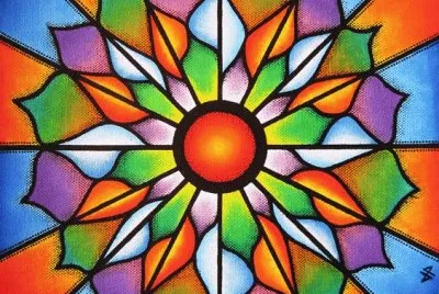 פאזל של Colored Star