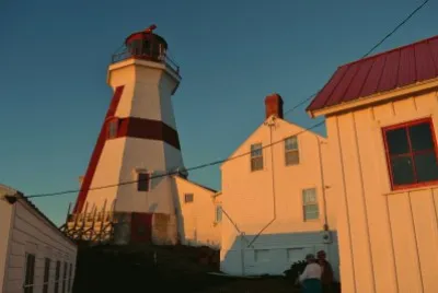 Head Harbour Lightstation at Sunset jigsaw puzzle
