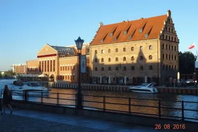 GebÃ¤ude am Fluss Danzig
