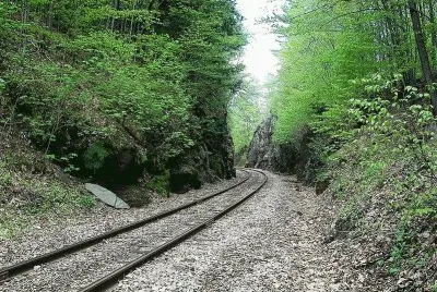 Railroad cut