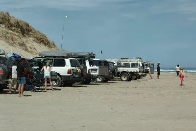 SUVs on the Beach, Goolwa, S.A