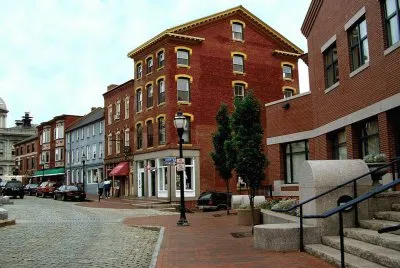 Old Port District of Portland, Maine - USA