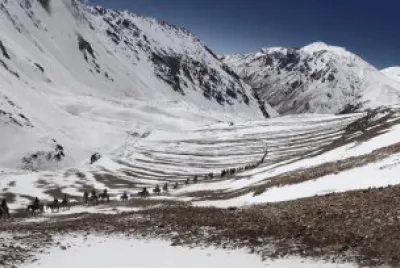 Cruce cordillerano en San Juan. Argentina