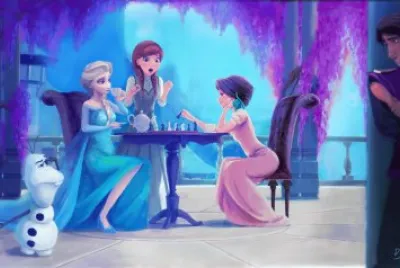 Elsa Anna Rapunzel Eugene