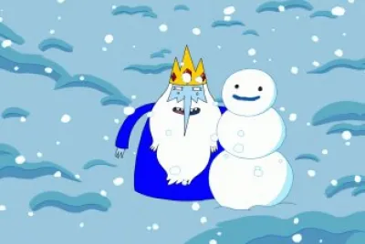 Rey Helado con Hombre de Nieve
