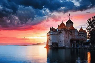 Lago Lehman-Castillo de Chillon-(Suiza)