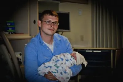Little Ethan and Dad