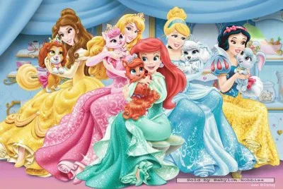 Belle Aurora Ariel Cinderella SnowWhite jigsaw puzzle