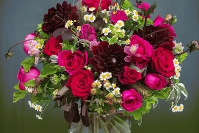 Romantic Autumn Flower Bouquet