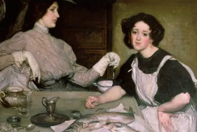 George Washington Lambert - Lottie and the Lady