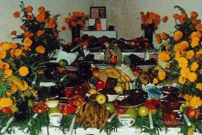 Ofrenda dÃ­a de Muertos. Jonacatepec, Morelos