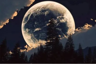 blue moon jigsaw puzzle