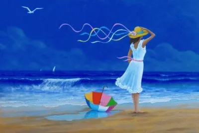 mirando el mar