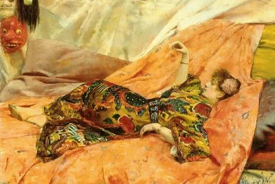 פאזל של G. A. Rochegrosse, Portrait of Sarah Bernhard