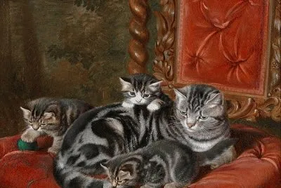 פאזל של Horiatio Couldrey A Tabby Cat and Her 3 Kittens