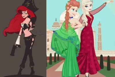 Ariel Anna Elsa