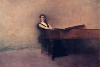 Thomas Wilmer Dewing The Piano