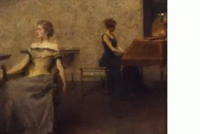 Thomas Wilmer Dewing, Brocart de Venise